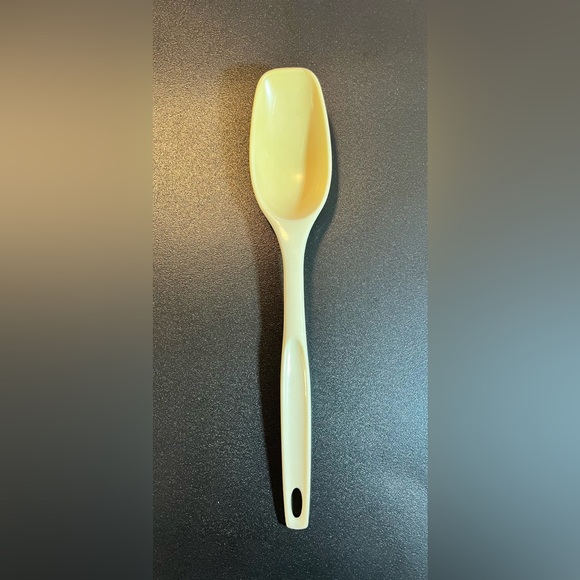 foley Other - Vintage NYLON PLASTIC FOLEY Retro White Spoon Solid SERVING MIXING Utensil 11.5”